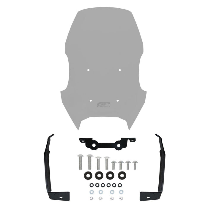 GP Kompozit Touring Windshield / Windscreen Smoked Compatible with Peugeot PM-02 2024-2025