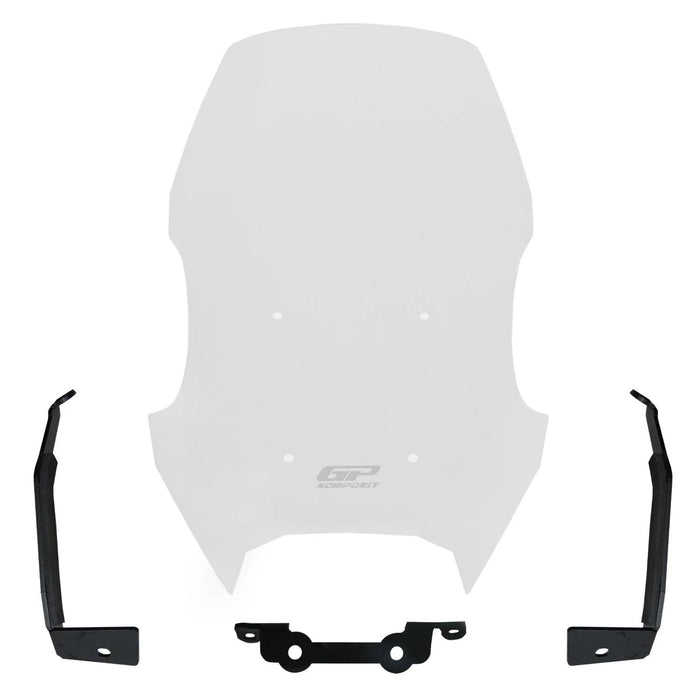 GP Kompozit Touring Windshield / Windscreen Transparent Compatible with Peugeot PM-02 2024-2025