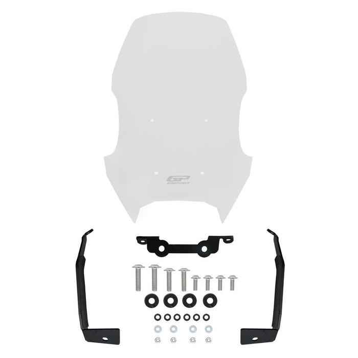 GP Kompozit Touring Windshield / Windscreen Transparent Compatible with Peugeot PM-02 2024-2025