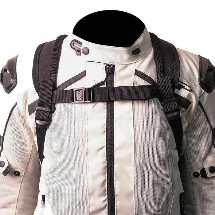 GP Kompozit CNT002 Motorcycle Backpack Black – 10L Waterproof Oxford Fabric Riding Backpack