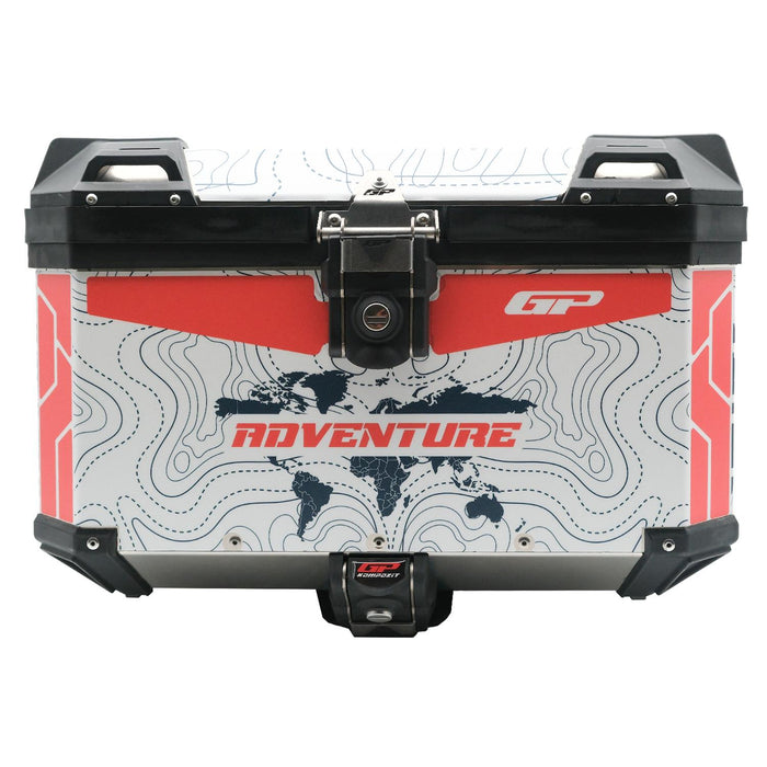 GP Kompozit Universal 45 lt Aluminum Motorcycle Top Case DSN09