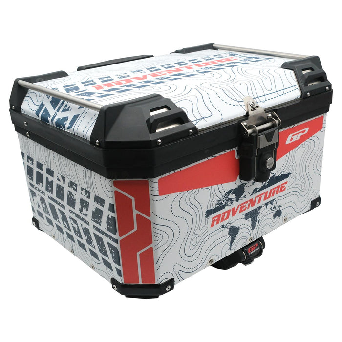 GP Kompozit Universal 45 lt Aluminum Motorcycle Top Case DSN09