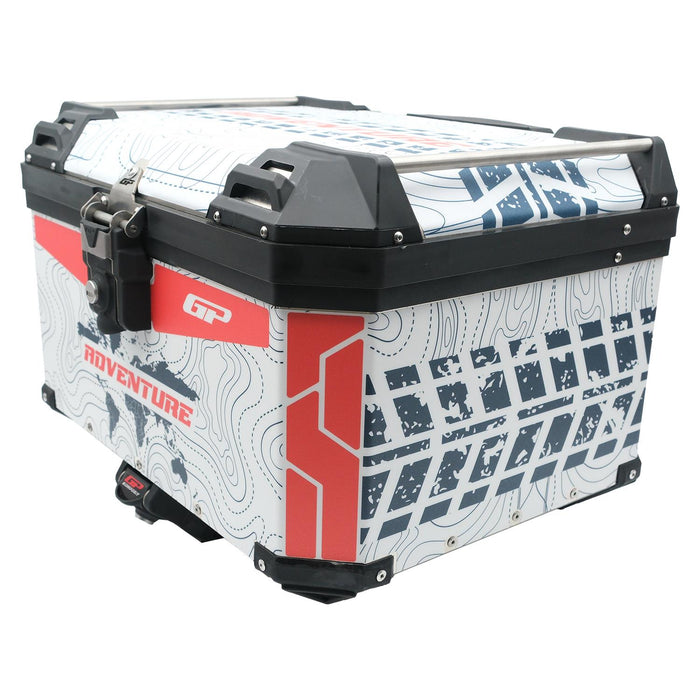 GP Kompozit Universal 45 lt Aluminum Motorcycle Top Case DSN09