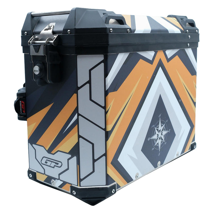 GP Kompozit Universal 40 lt x 2 Aluminum Motorcycle Pannier Sides Cases DSN07
