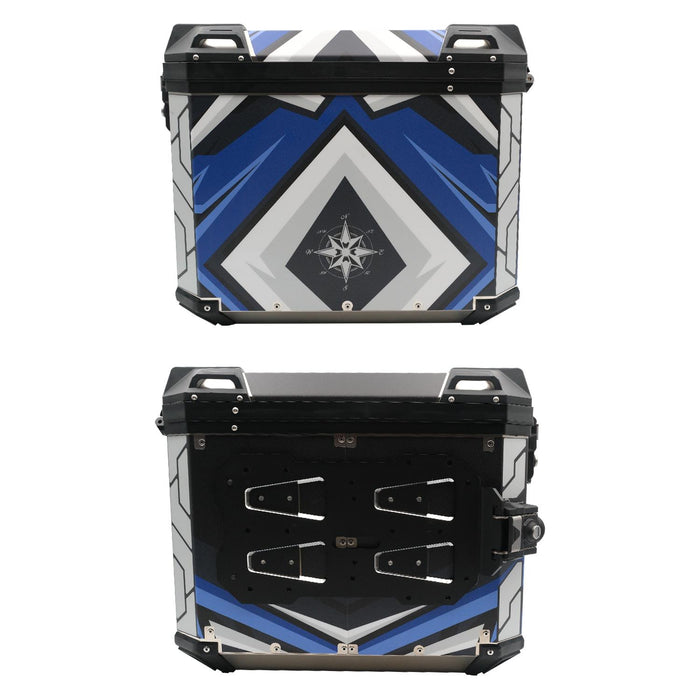 GP Kompozit Universal 40 lt x 2 Aluminum Motorcycle Pannier Sides Cases DSN08