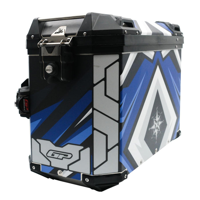 GP Kompozit Universal 40 lt x 2 Aluminum Motorcycle Pannier Sides Cases DSN08