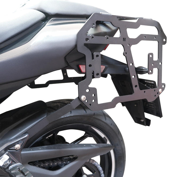 GP Kompozit Side Pannier Racks / Bag Supports Black Compatible with Bajaj Dominar 250 / Dominar 400 2020-2026