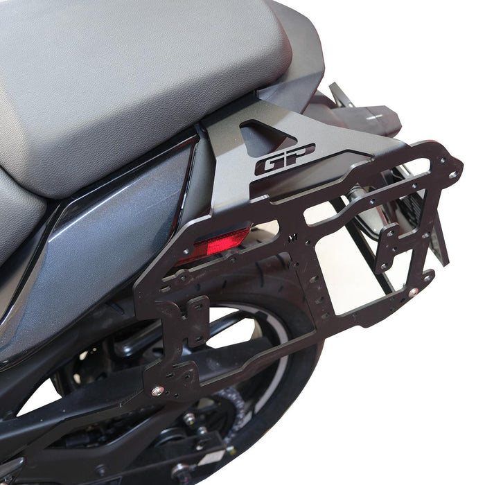 GP Kompozit Side Pannier Racks / Bag Supports Black Compatible with Bajaj Dominar 250 / Dominar 400 2020-2026