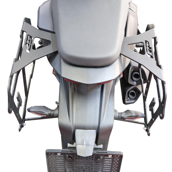 GP Kompozit Side Pannier Racks / Bag Supports Black Compatible with Bajaj Dominar 250 / Dominar 400 2020-2026