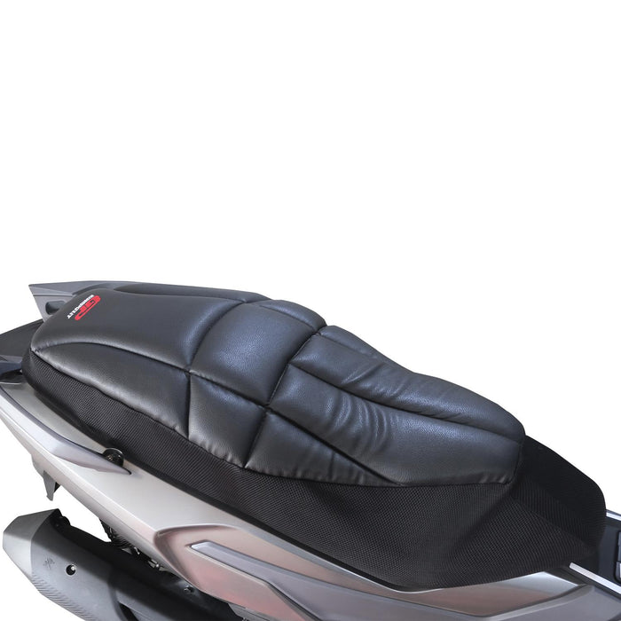GP Kompozit Motorcycle Seated Cover Protector Waterproof Black Compatible For SYM Joymax Z 250 / Joymax Z+ 2023-2026