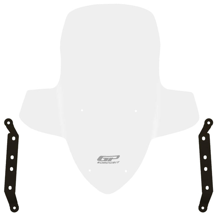 GP Kompozit Touring Windshield / Windscreen Transparent Compatible with SYM Joymax Z 250 / Joymax Z+ 250 2023-2026