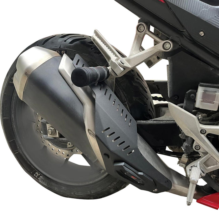 GP Kompozit Exhaust Guard Cover Black Compatible For Honda CBR500R 2025-2026