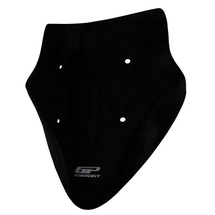 GP Kompozit Sport Windshield Windscreen Black Compatible For Mondial 125 Drift L 2018-2026
