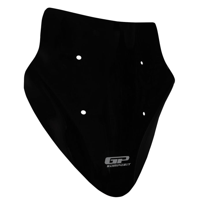 GP Kompozit Sport Windshield Windscreen Black Compatible For Mondial 125 Drift L 2018-2026