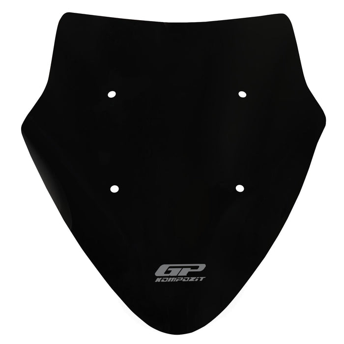 GP Kompozit Sport Windshield Windscreen Black Compatible For Mondial 125 Drift L 2018-2026