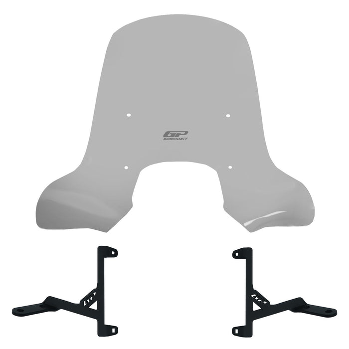 GP Kompozit Windshield Windscreen Smoked Compatible For RKS LTR125 2024-2026