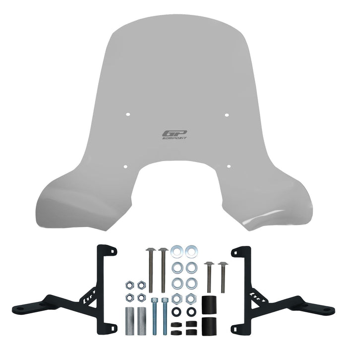 GP Kompozit Windshield Windscreen Smoked Compatible For RKS LTR125 2024-2026