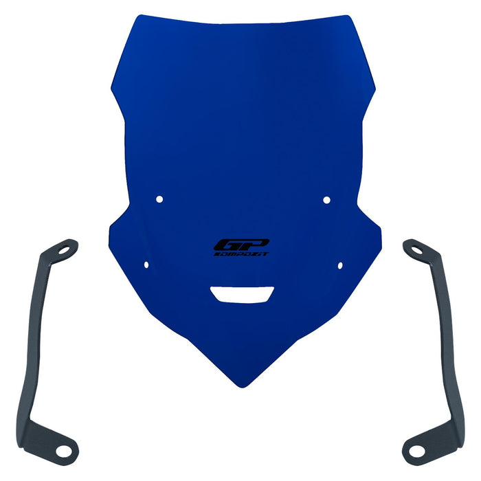 GP Kompozit Windshield Windscreen Blue Compatible For Yamaha MT-25 / MT-03 2020-2026