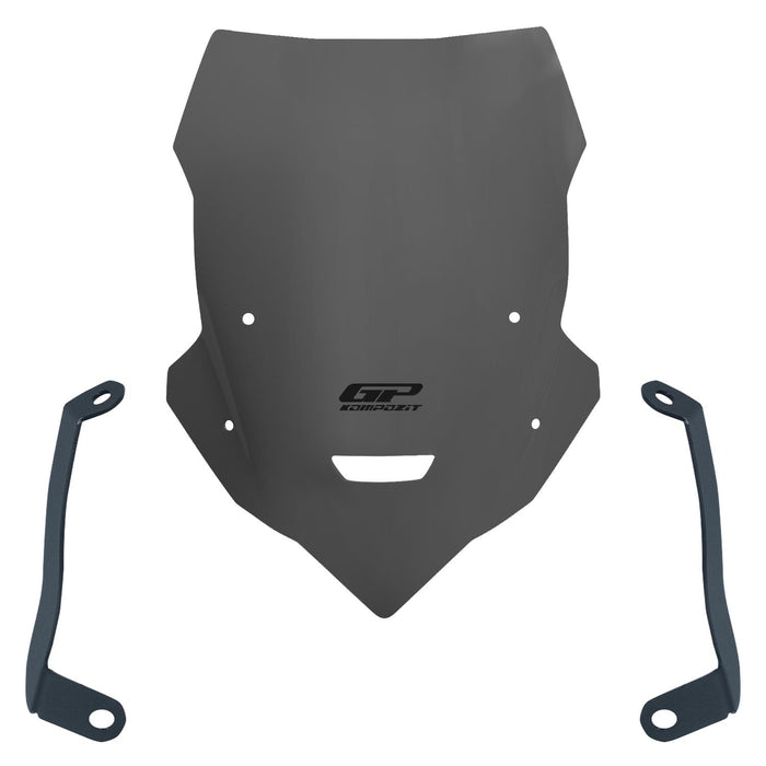 GP Kompozit Windshield Windscreen Gray Compatible For Yamaha MT-25 / MT-03 2020-2026