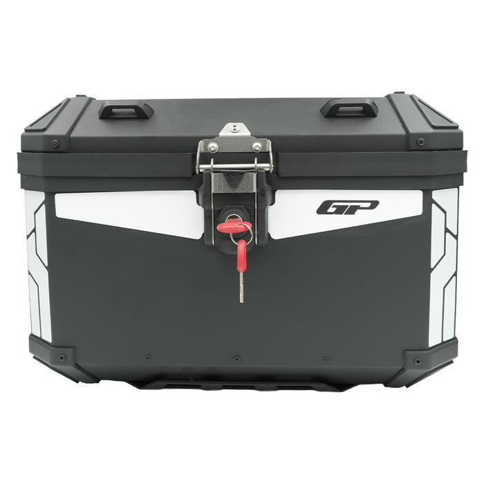 GP Kompozit Universal 58 lt Aluminum Motorcycle Top Case Black