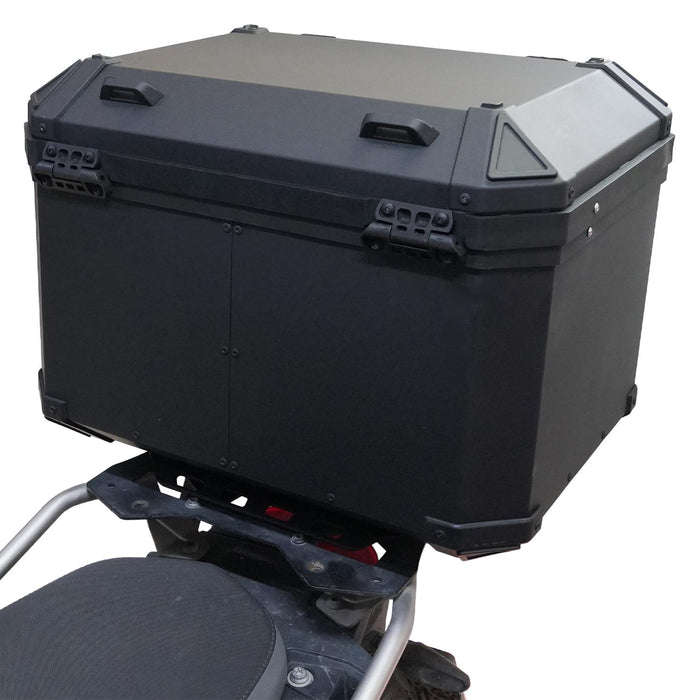 GP Kompozit Universal 51 lt Aluminum Motorcycle Top Case Black