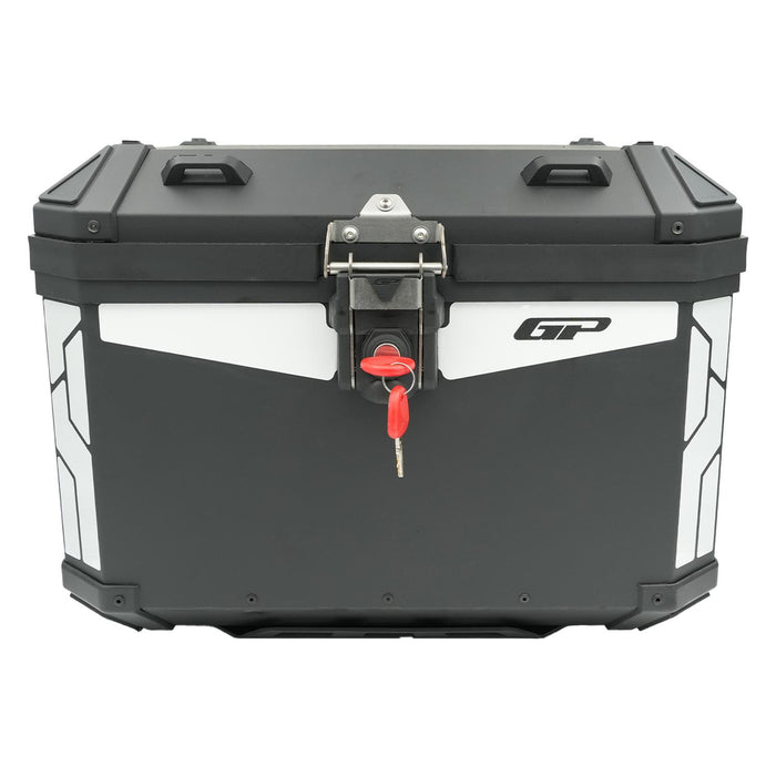 GP Kompozit Universal 51 lt Aluminum Motorcycle Top Case Black