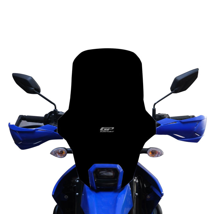 GP Kompozit Short Windshield Windscreen Black Compatible For Yamaha WR 125R 2025-2026