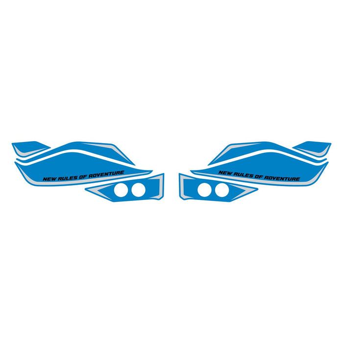 GP Kompozit Handguard Sticker Blue Compatible For Zontes ZT250T-G 2026