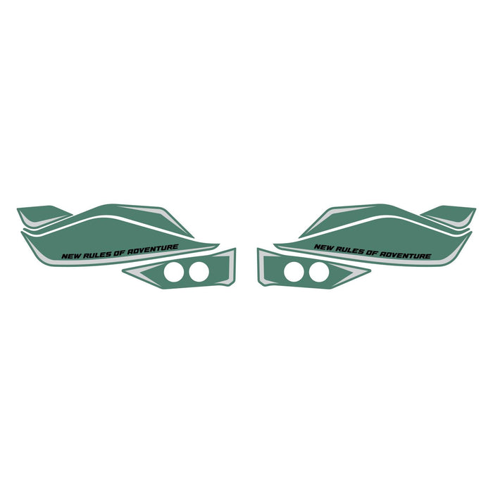 GP Kompozit Handguard Sticker Green Compatible For Zontes ZT250T-G 2026