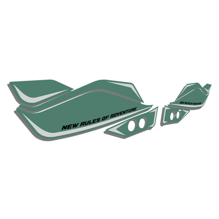 GP Kompozit Handguard Sticker Green Compatible For Zontes ZT250T-G 2026