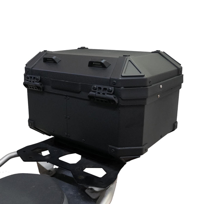 GP Kompozit Universal 27 lt Aluminum Motorcycle Top Case Black