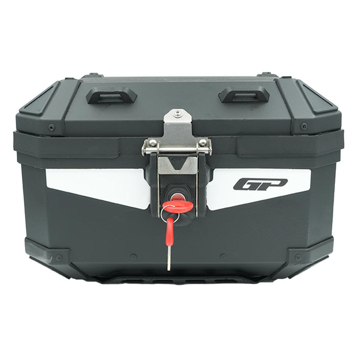 GP Kompozit Universal 27 lt Aluminum Motorcycle Top Case Black