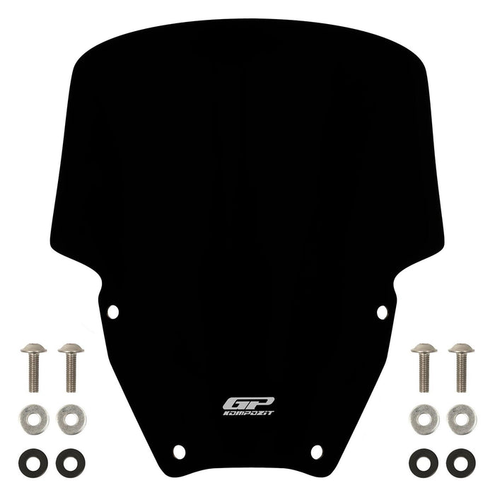 GP Kompozit Sport Windshield Windscreen Black Compatible For Honda Forza 250 / Forza 350 / NSS350 2021-2026