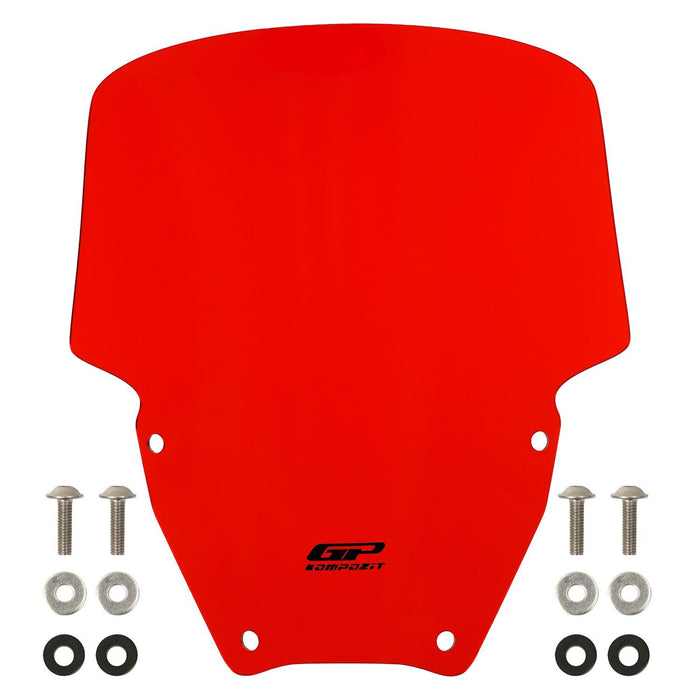 GP Kompozit Sport Windshield Windscreen Red Compatible For Honda Forza 250 / Forza 350 / NSS350 2021-2026