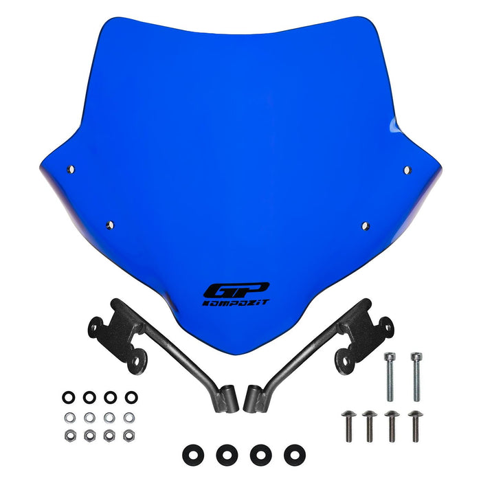 GP Kompozit Windshield Windscreen Blue Compatible For Honda CB500 Hornet 2024-2025