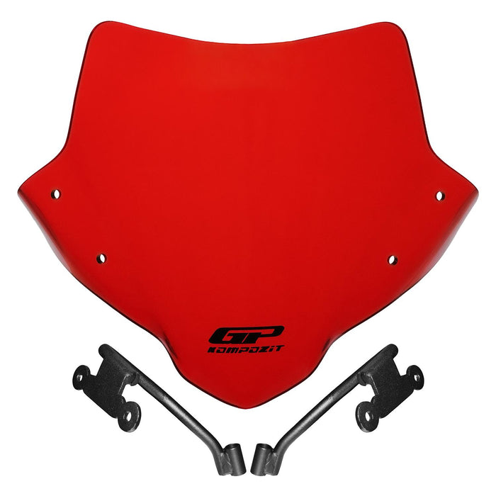 GP Kompozit Windshield Windscreen Red Compatible For Honda CB500 Hornet 2024-2025