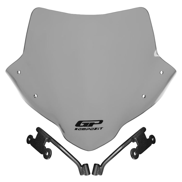 GP Kompozit Windshield Windscreen Gray Compatible For Honda CB500 Hornet 2024-2025