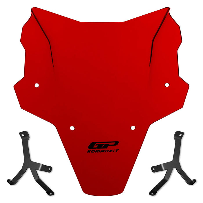 GP Kompozit Windshield Windscreen Red Compatible For Honda CB750 Hornet 2025-2026