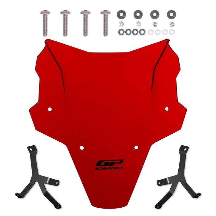 GP Kompozit Windshield Windscreen Red Compatible For Honda CB750 Hornet 2025-2026