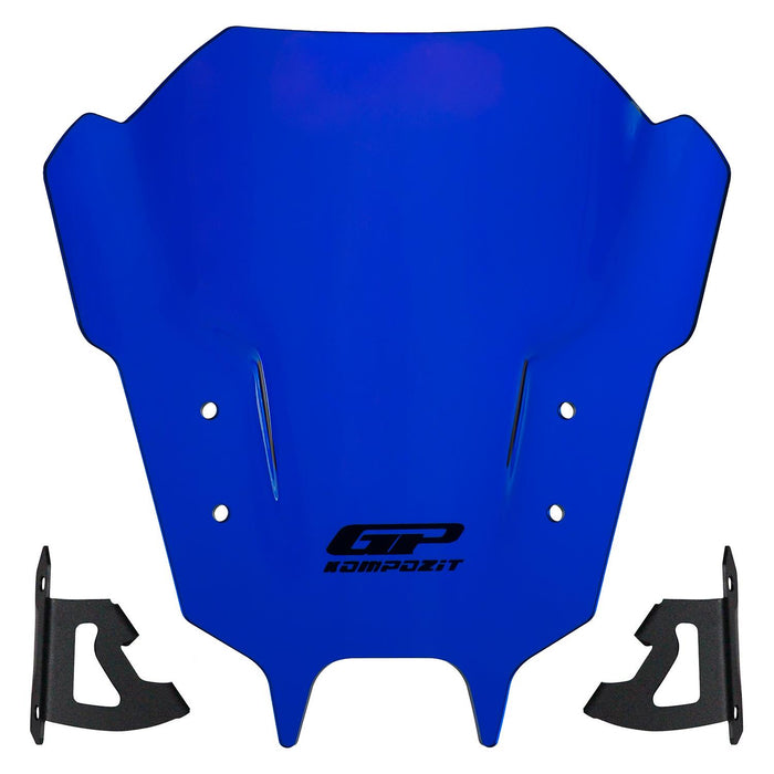 GP Kompozit Windshield Windscreen Blue Compatible For Yamaha MT-09 2021-2023