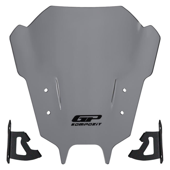 GP Kompozit Windshield Windscreen Gray Compatible For Yamaha MT-09 2021-2023