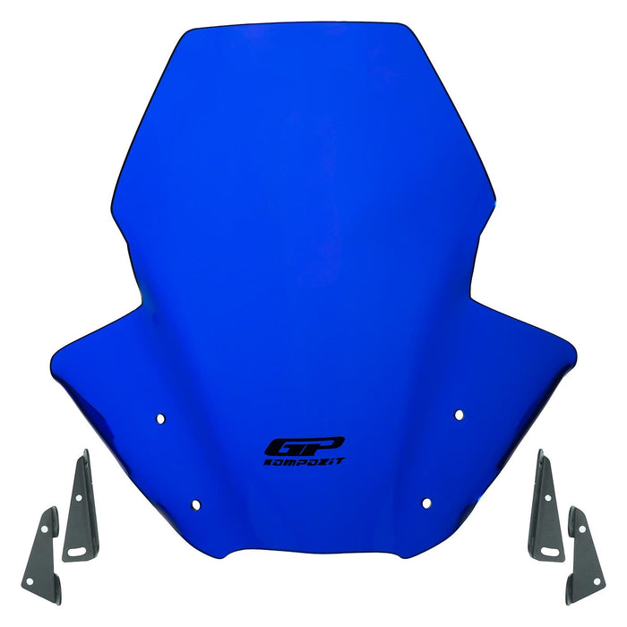 GP Kompozit Windshield Windscreen Blue Compatible For Yamaha MT-07 2018-2020