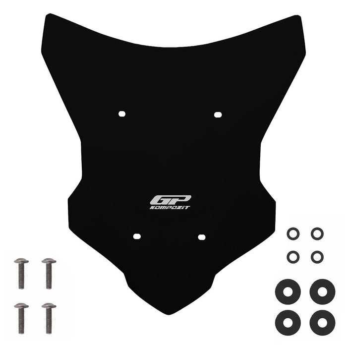 GP Kompozit Windshield Windscreen Black Compatible For Yamaha MT-07 Tracer 2016-2019