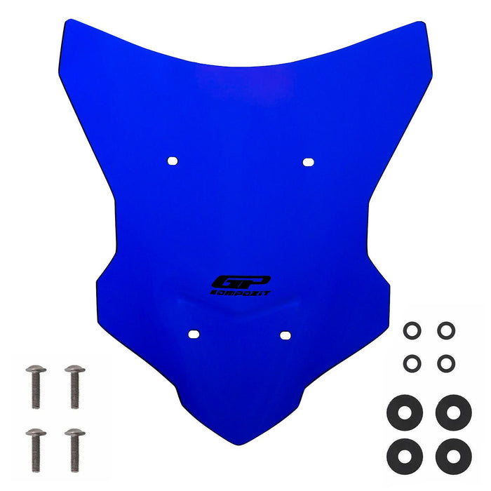 GP Kompozit Windshield Windscreen Blue Compatible For Yamaha MT-07 Tracer 2016-2019