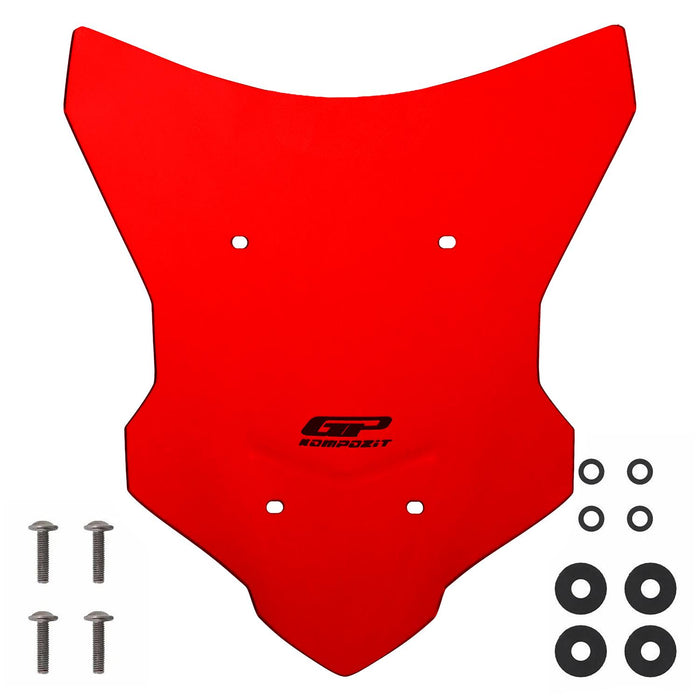 GP Kompozit Windshield Windscreen Red Compatible For Yamaha MT-07 Tracer 2016-2019