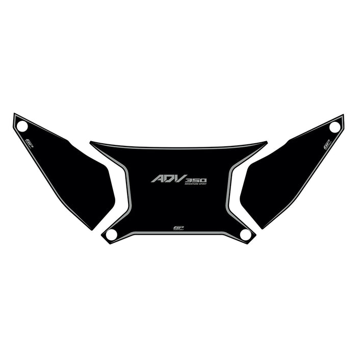 GP Kompozit Bag-Top Sticker Black and Gray Compatible For Honda ADV350 2023-2026