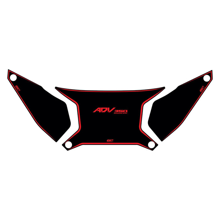 GP Kompozit Bag-Top Sticker Black and Red Compatible For Honda ADV350 2023-2026