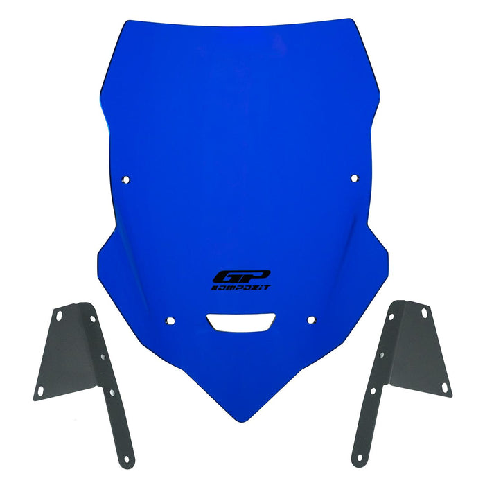 GP Kompozit Windshield Windscreen Blue Compatible For Bajaj Dominar 250 2017-2026