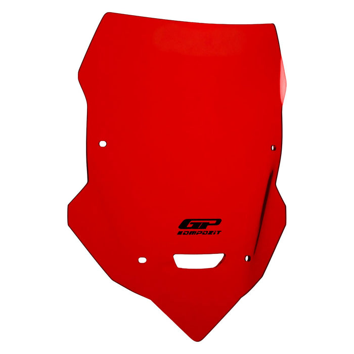 GP Kompozit Windshield Windscreen Red Compatible For Bajaj Dominar 250 2017-2026