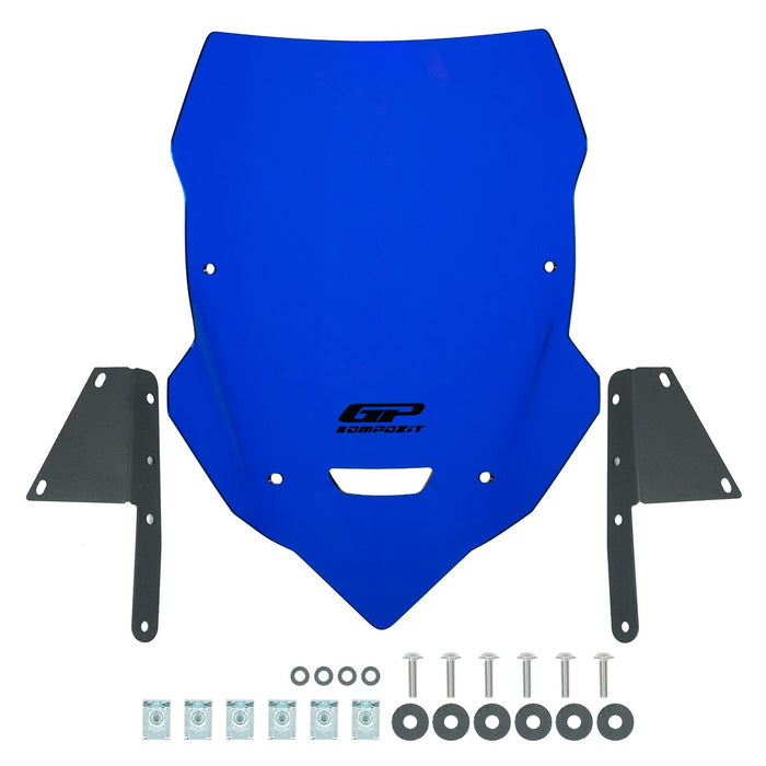 GP Kompozit Windshield Windscreen Blue Compatible For Bajaj Dominar 400 2017-2026